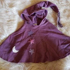 Boho hemp Cape w/hood